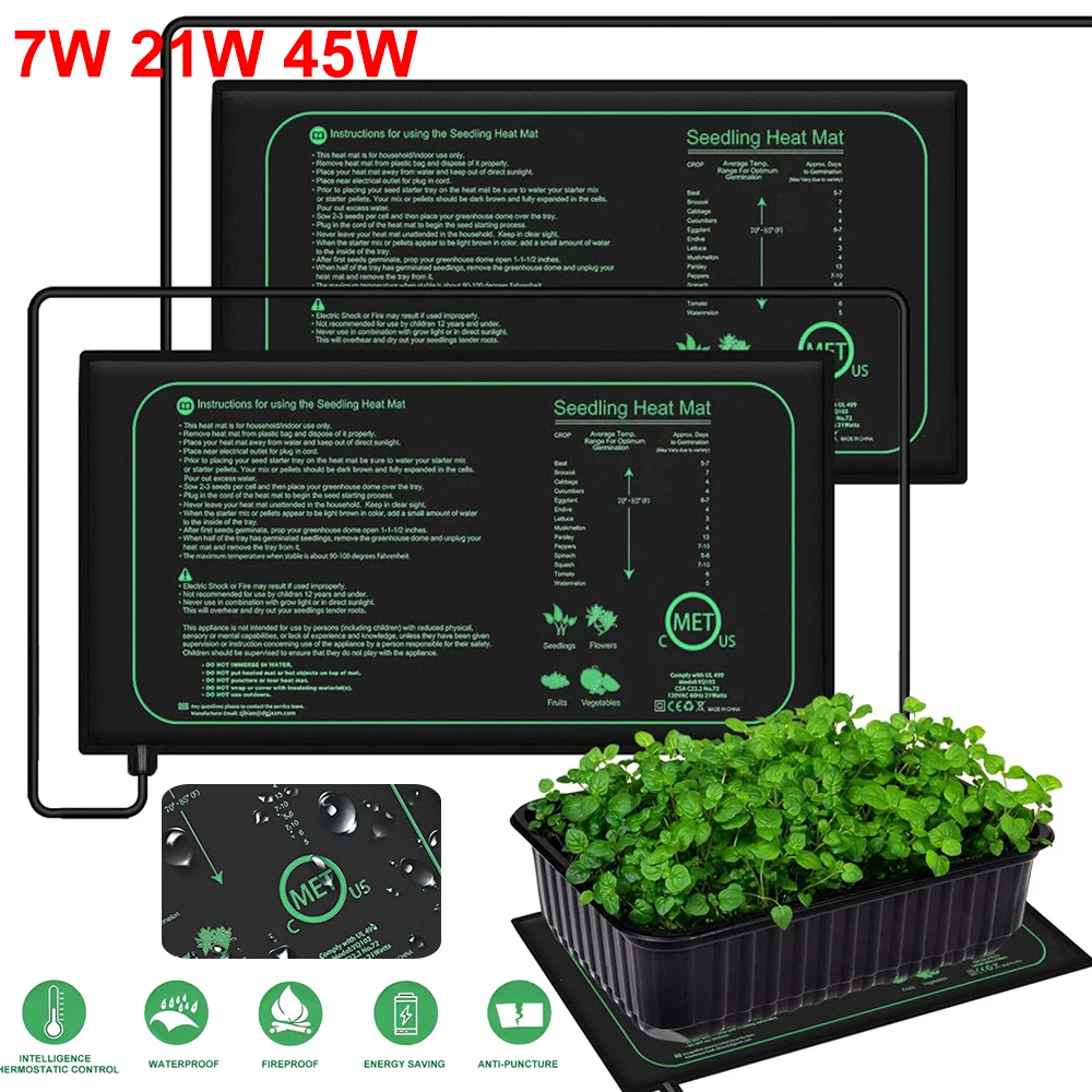 Seedling Heat Pad - 10/25/50CM 묘목 히트 매트 실내 식물