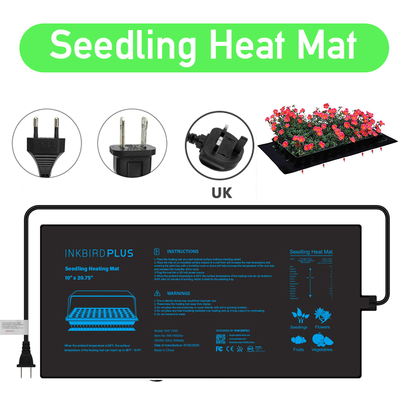 Seedling Heat Pad - 20.75x10CM EU/US/UK/AU 플러그 모종 열 매트
