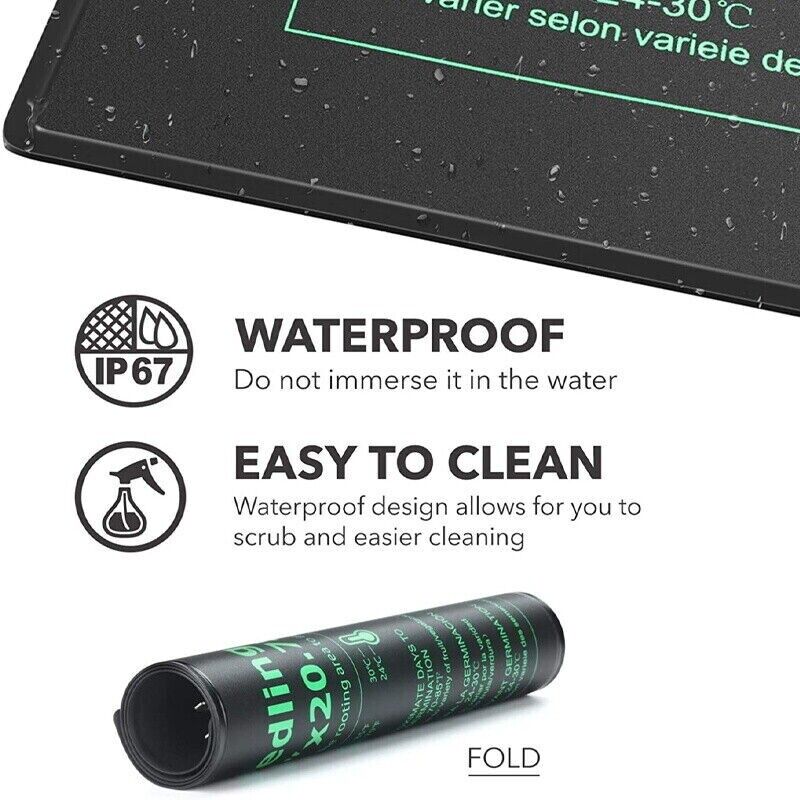LERWAY 21W 묘목 가열 매트 EU 플러그 실내  - Seedling Heat Pad 리뷰 및 가격