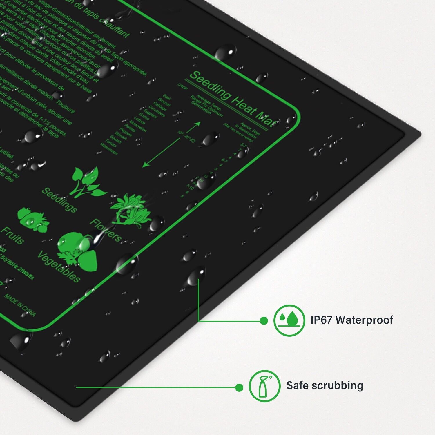 LERWAY 21W 묘목 가열 매트 EU 플러그 실내  - Seedling Heat Pad 리뷰 및 가격
