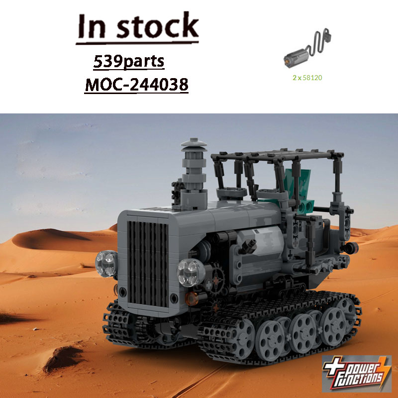 MOC-244038 도시 복고풍 농업용 트랙터 빌딩 블 - Urban Farming Model 리뷰 및 가격